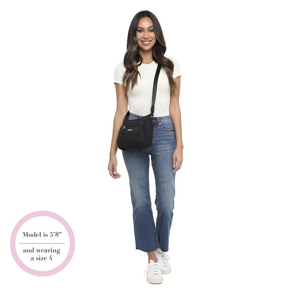 Uptown Bagg With Rfid Wristlet Handbags, Black, One Size Us >:) - Picture 5 of 5